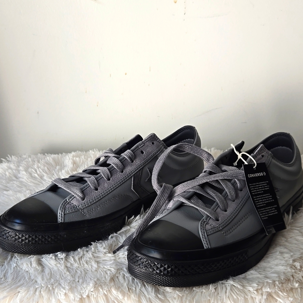 Converse Star Player 76 Ox Classic Grey Black  Men's US 13